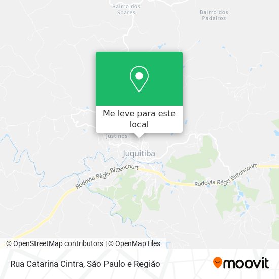 Rua Catarina Cintra mapa