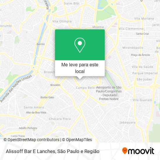 Alissoff Bar E Lanches mapa