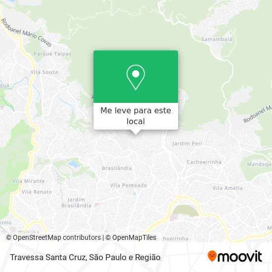 Travessa Santa Cruz mapa