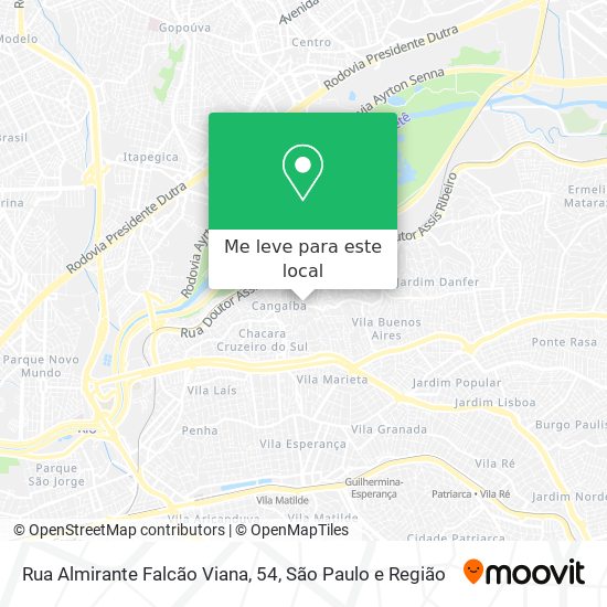 Rua Almirante Falcão Viana, 54 mapa
