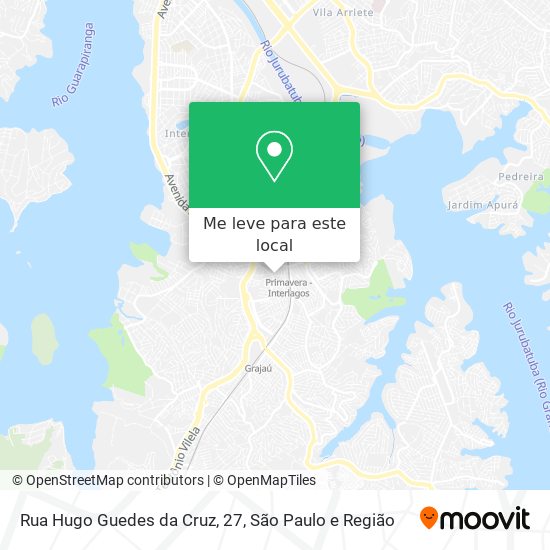 Rua Hugo Guedes da Cruz, 27 mapa