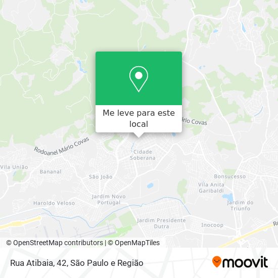 Rua Atibaia, 42 mapa