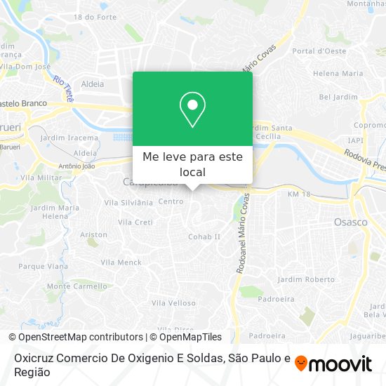 Oxicruz Comercio De Oxigenio E Soldas mapa