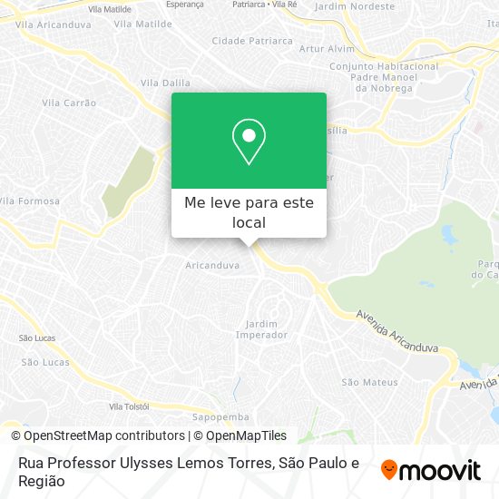 Rua Professor Ulysses Lemos Torres mapa