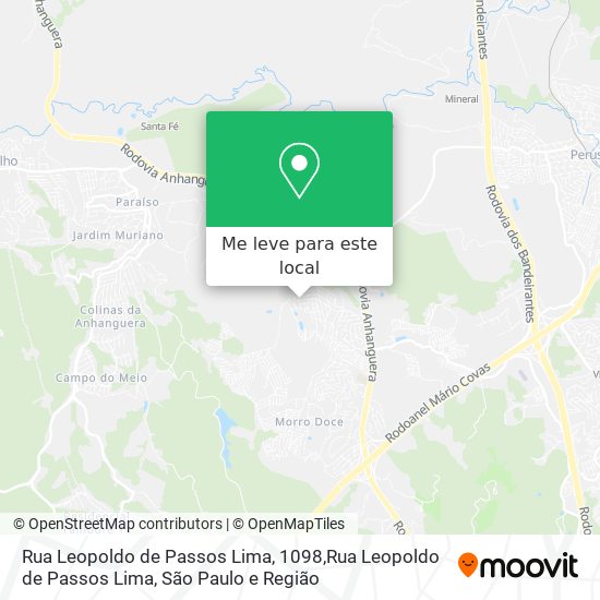 Rua Leopoldo de Passos Lima, 1098,Rua Leopoldo de Passos Lima mapa