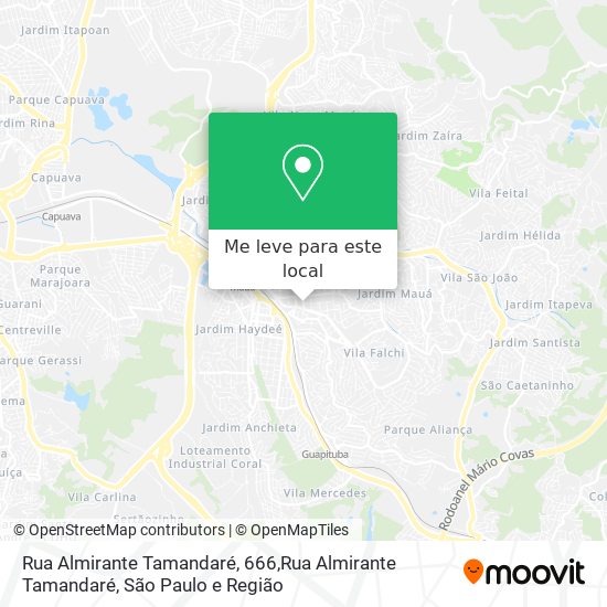 Rua Almirante Tamandaré, 666,Rua Almirante Tamandaré mapa
