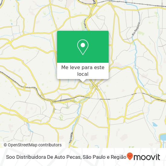 Soo Distribuidora De Auto Pecas, Avenida dos Campanellas, 1752 Itaquera São Paulo-SP 08220-831 mapa