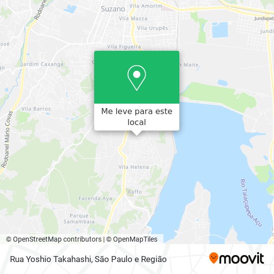 Rua Yoshio Takahashi mapa