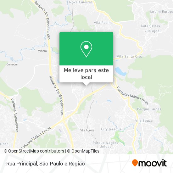 Rua Principal mapa