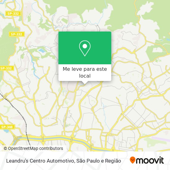 Leandru's Centro Automotivo mapa