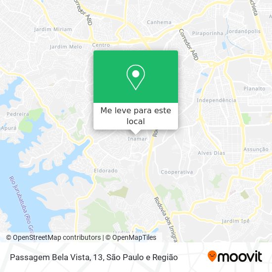 Passagem Bela Vista, 13 mapa