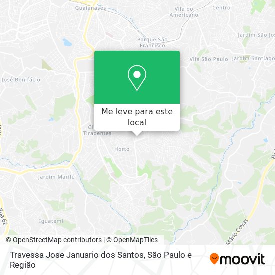 Travessa Jose Januario dos Santos mapa
