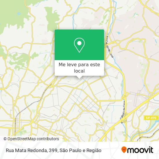 Rua Mata Redonda, 399 mapa
