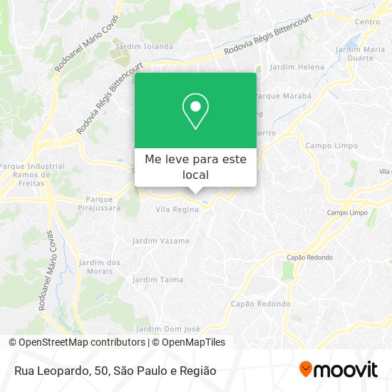 Rua Leopardo, 50 mapa