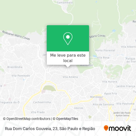 Rua Dom Carlos Gouveia, 23 mapa