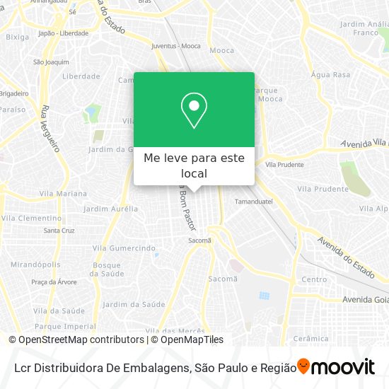 Lcr Distribuidora De Embalagens mapa