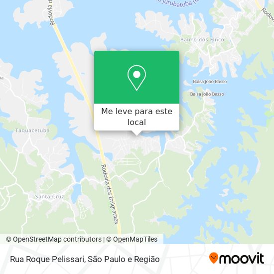 Rua Roque Pelissari mapa