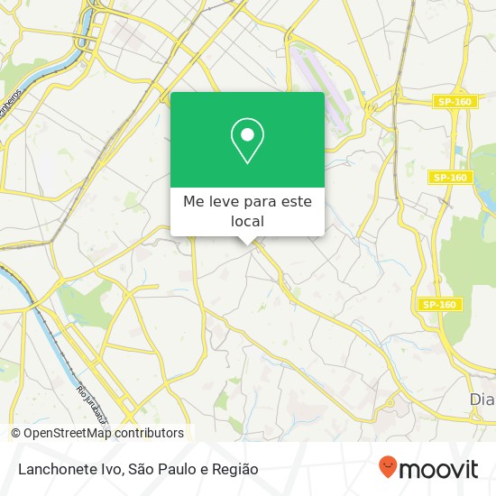 Lanchonete Ivo, Avenida Cupecê, 1185 Cidade Ademar São Paulo-SP 04366-000 mapa