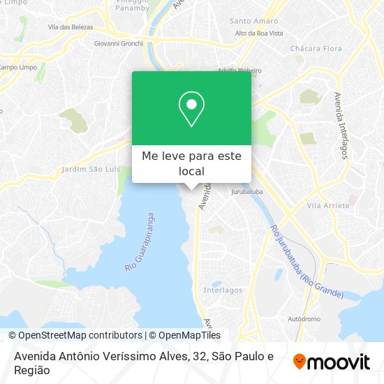 Avenida Antônio Veríssimo Alves, 32 mapa