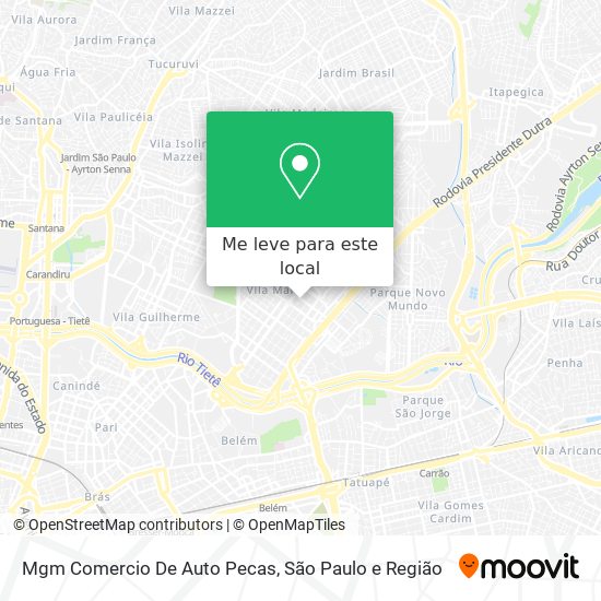 Mgm Comercio De Auto Pecas mapa