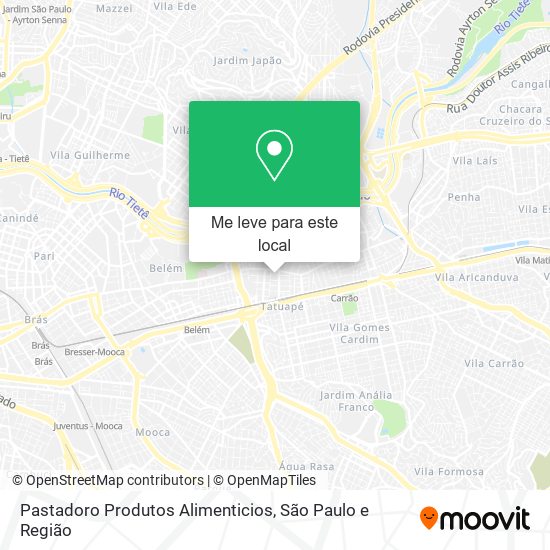 Pastadoro Produtos Alimenticios mapa