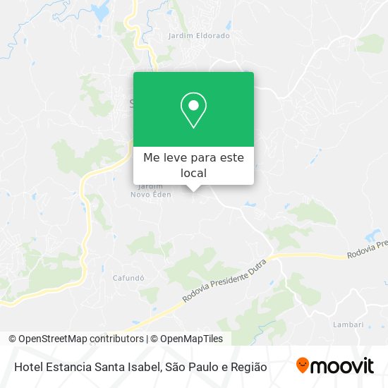 Hotel Estancia Santa Isabel mapa
