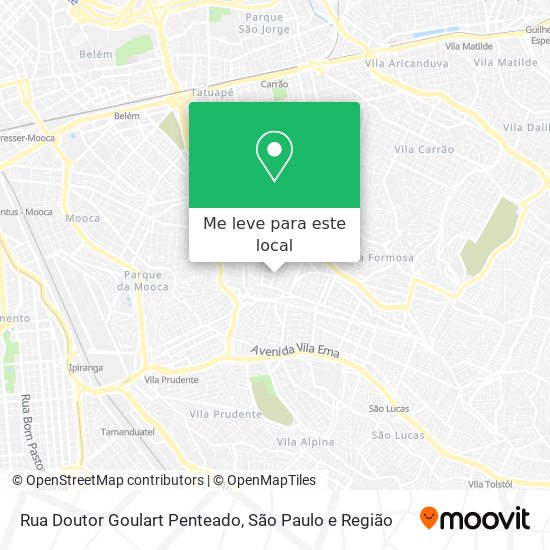 Rua Doutor Goulart Penteado mapa