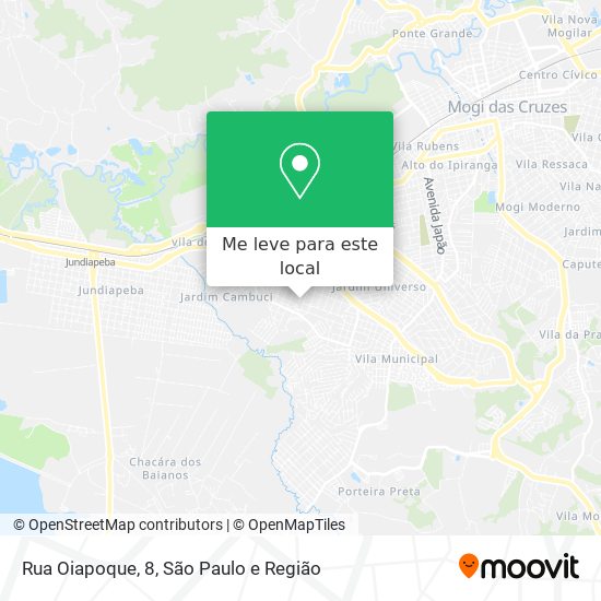 Rua Oiapoque, 8 mapa