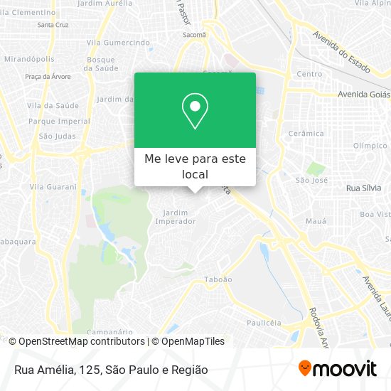 Rua Amélia, 125 mapa