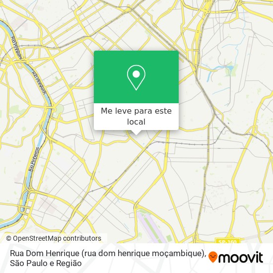 Rua Dom Henrique (rua dom henrique moçambique) mapa