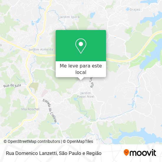 Rua Domenico Lanzetti mapa