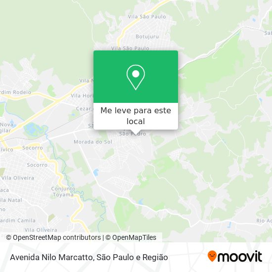 Avenida Nilo Marcatto mapa