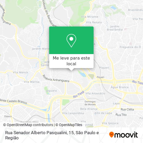 Rua Senador Alberto Pasqualini, 15 mapa