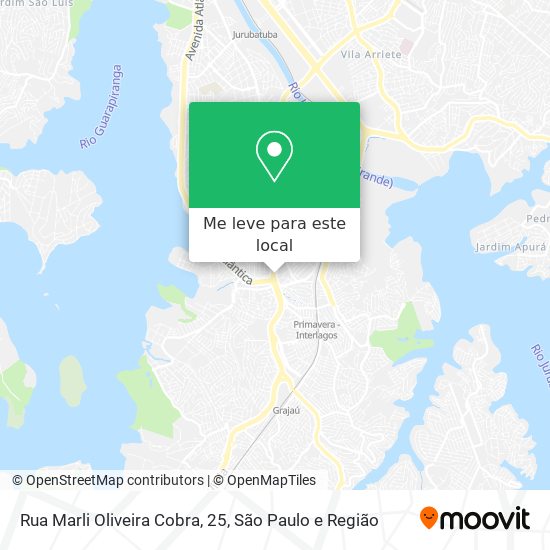 Rua Marli Oliveira Cobra, 25 mapa