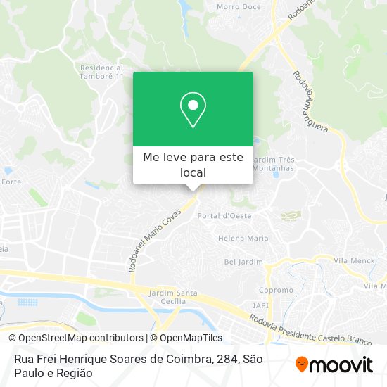 Rua Frei Henrique Soares de Coimbra, 284 mapa