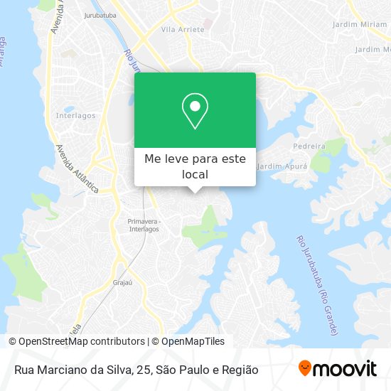 Rua Marciano da Silva, 25 mapa