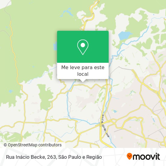 Rua Inácio Becke, 263 mapa
