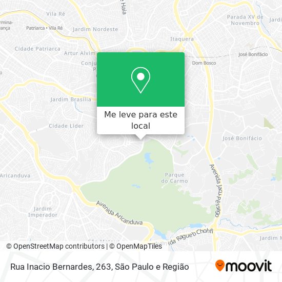 Rua Inacio Bernardes, 263 mapa