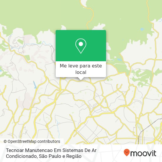 Tecnoar Manutencao Em Sistemas De Ar Condicionado, Avenida Parada Pinto, 1270 Cachoeirinha São Paulo-SP 02611-002 mapa