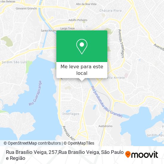 Rua Brasílio Veiga, 257,Rua Brasílio Veiga mapa
