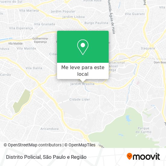 Distrito Policial mapa