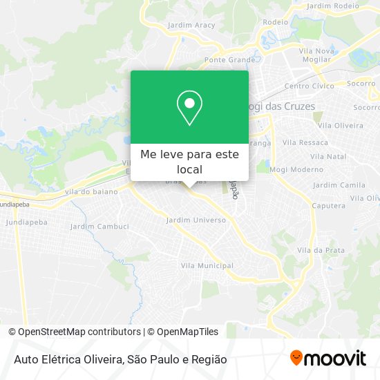 Auto Elétrica Oliveira mapa