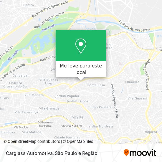 Carglass Automotiva mapa