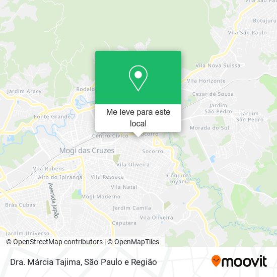 Dra. Márcia Tajima mapa