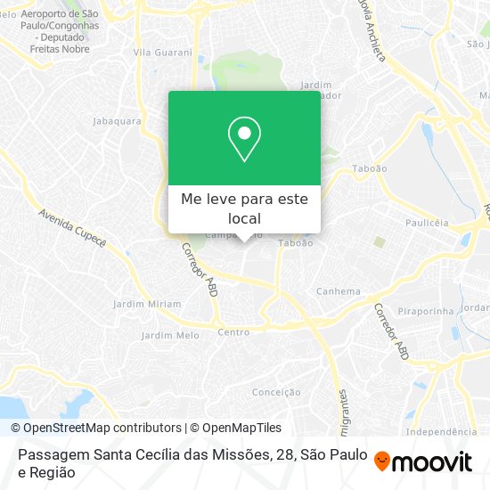 Passagem Santa Cecília das Missões, 28 mapa