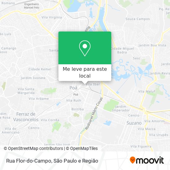 Rua Flor-do-Campo mapa