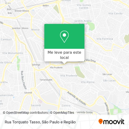 Rua Torquato Tasso mapa