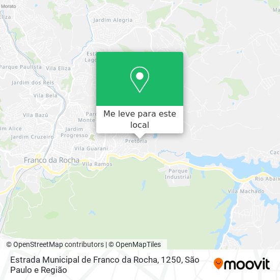 Estrada Municipal de Franco da Rocha, 1250 mapa