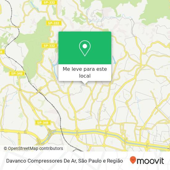 Davanco Compressores De Ar, Rua Cerro Itacolomi, 65 Freguesia do Ó São Paulo-SP 02965-150 mapa