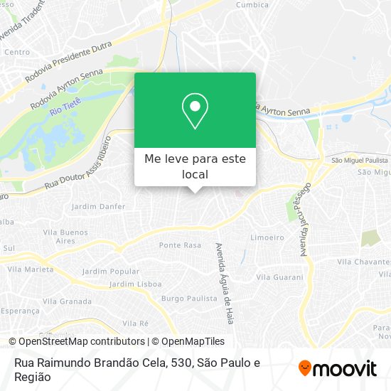 Rua Raimundo Brandão Cela, 530 mapa